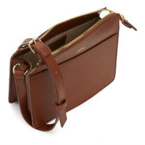 A.P.C. Brown Mini Ella Bag